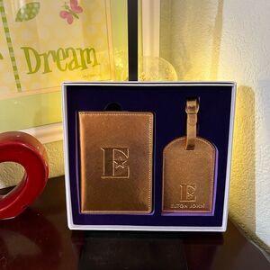 NWT Elton John Farewell Yellow Brick Road Tour Luggagege Tag & Passport Holder